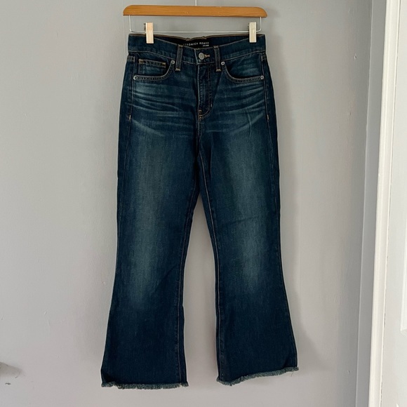 Veronica Beard Sandi High Rise Crop Flare Jeans NWT - Picture 2 of 13